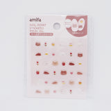 Puffy Nail Point Stickers A. Bears & Cake