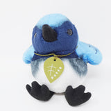 2020 Blue & White Flycatcher Bird Plush - Potte