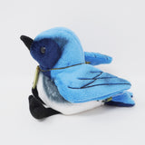 2020 Blue & White Flycatcher Bird Plush - Potte