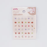 Puffy Nail Point Stickers B. Penguins & Bears