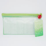 Vinyl Pen Case A. Melty Green Melon Cream Soda