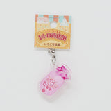 Strawberry Milk Acrylic Keychain - Retro Shopping Street