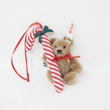 Teddy Bear with Candy Cane Ornament Plush - Steiff 2026 Limited Edition Christmas