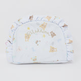 Patterned Ruffle Pouch - Rilakkuma Dinosaur Theme - San-X