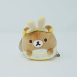 2019 Rilakkuma Easter Egg Bunny Plush Keychain - Rilakkuma Bunny Theme - San-X