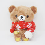 2016 Glove Gift Chairoikoguma Plush - Rilakkuma Christmas Winter - San-X