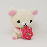 2013 Korilakkuma with Bouquet Plush - Rilakkuma Store Limited Rose Theme