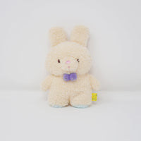 2020 Fluffy Yellow Bunny Purple Bow Plush - Fuwafuwa Tatton -  Sun Lemon