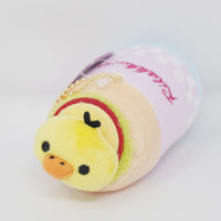 2022 Kiiroitori Tortilla Plush Keychain - Fast Food Series - Rilakkuma - San-X