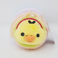 2022 Kiiroitori Tortilla Plush Keychain - Fast Food Series - Rilakkuma - San-X