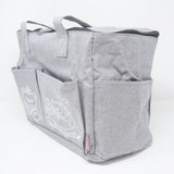 Grey Rilakkuma Zipper Box Bag with Pockets - San-X