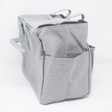 Grey Rilakkuma Zipper Box Bag with Pockets - San-X
