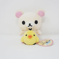 2004 Korilakkuma with Moving Kiiroitori Plush - Rilakkuma - San-X