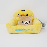 2013 Kiiroitori Multipurpose Stand Plush Sofa Rilakkuma Pillow Small - Rilakkuma Closet - San-X