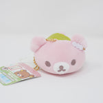 2019 Mochi Mochi Dango Pink Rilakkuma Plush Keychain - Japanese Sweets Theme - San-X