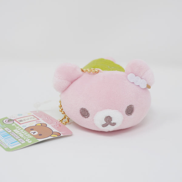 2019 Mochi Mochi Dango Pink Rilakkuma Plush Keychain - Japanese Sweets Theme - San-X