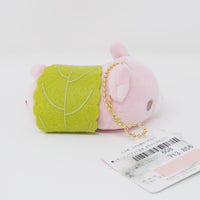 2019 Mochi Mochi Dango Pink Rilakkuma Plush Keychain - Japanese Sweets Theme - San-X