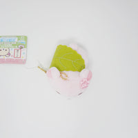 2019 Mochi Mochi Sakura Pink Korilakkuma Plush Keychain - Japanese Sweets Theme Rilakkuma - San-X