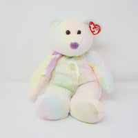 1999 Large Groovy the Bear Plush Beanie Buddy - TY Beanie Babies