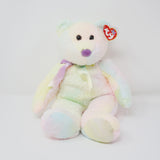1999 Large Groovy the Bear Plush Beanie Buddy - TY Beanie Babies