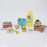 Rilakkuma Re-Ment Figures - Relaxing Beach House - San-X