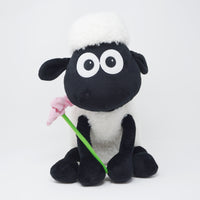 2015 Pink Flower Baby Shaun Big Plush - Shaun the Sheep - SK Japan