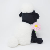 2015 Pink Flower Baby Shaun Big Plush - Shaun the Sheep - SK Japan