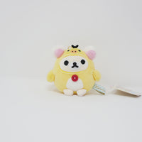 2017 Korilakkuma in Kiiroitori Kigurumi Plush Keychain - Kiiroitori Diary Rilakkuma - San-X