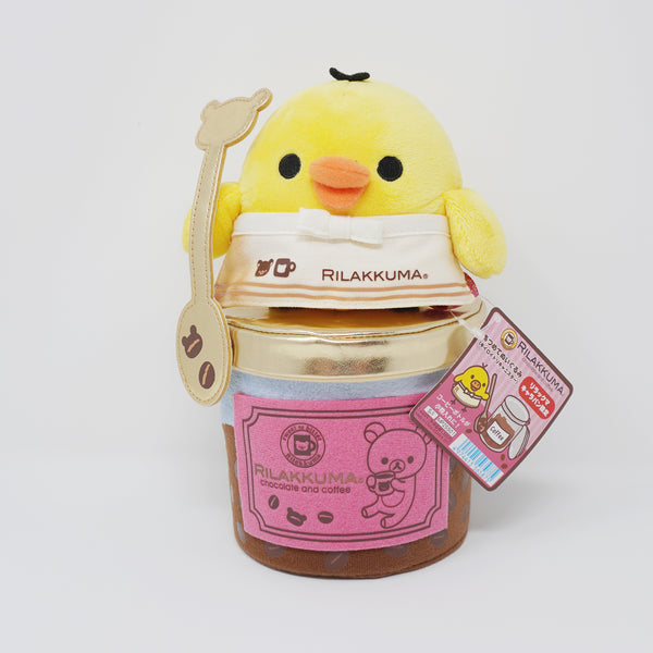 2011 Kiiroitori with Jar Plush - Rilakkuma Chocolate & Coffee Store Caravan Limited - San-X