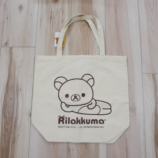 2017 Rilakkuma Large Canvas Tote Bag - San-X