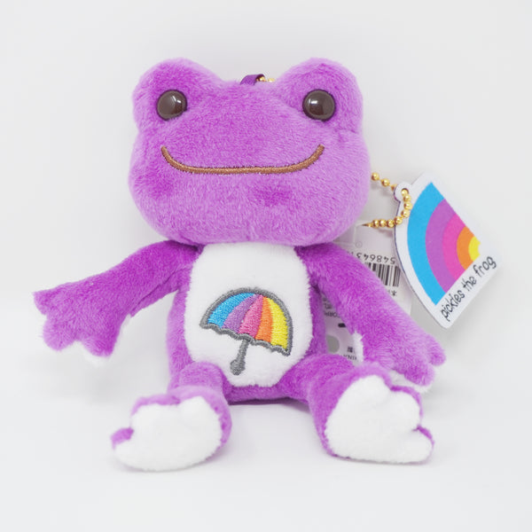 2018 Purple Pickles the Frog Plush Keychain Ame Talk! - Nakajima