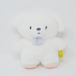 (No Tags) 2020 Fluffy White Dog Plush - Fuwafuwa Tatton -  Sun Lemon