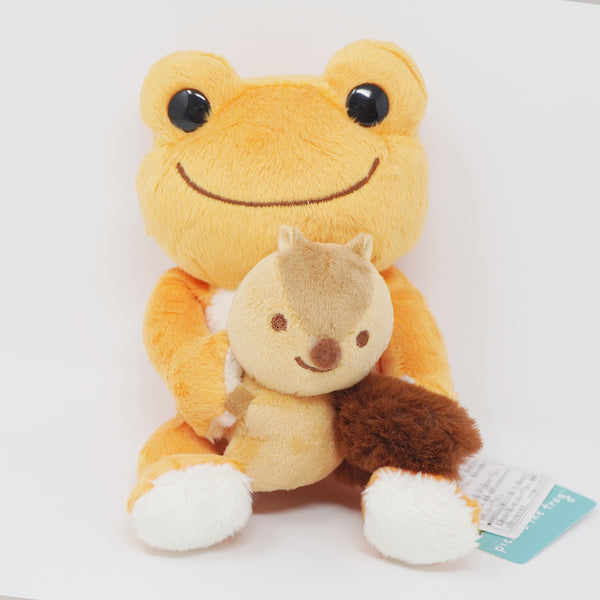 Orange Pickles with Almond-chan Squirrel Plush - Pickles the Frog - Nakajima