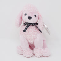 2001 Brigitte Poodle the Pink Dog Plush - TY Beanie Babies