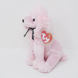 2001 Brigitte Poodle the Pink Dog Plush - TY Beanie Babies