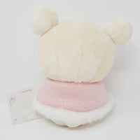 2006 Korilakkuma with Fluffy Winter Pink Cape Plush - Rilakkuma Christmas - San-X