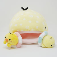 2022 Jinbesan x Mamegoma x Kiiroitori Super Mochi Plush Playset - Kiiroitori Aquarium Rilakkuma Store Limited- San-X