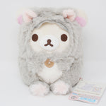 (Detached Tags) 2022 Korilakkuma Chinchilla Plush with Rattle - Your Little Family Rilakkuma Theme - San-X