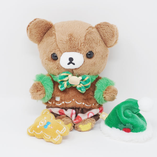 (Detached Items & Tag) 2021 Chairoikoguma Christmas Plush - Rilakkuma Store Limited - San-X