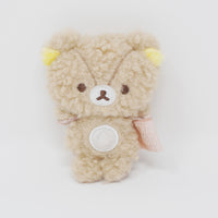 (Mini Rilakkuma Plush Only, No Tags) 2021 Chairoikoguma Holding Handmade Plush - Chairoikoguma's Plush Theme Rilakkuma - San-X