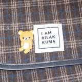 (No Tags) 2020 Rilakkuma Plaid Bag - San-X