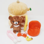 2016 Chairoikoguma House Plush Set - Rilakkuma Gloves Gift Theme Winter - San-X
