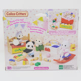 Baby's Toy Box Set - Snow Rabbit Bunny & Panda Babies - Calico Critters