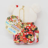 2016 Korilakkuma Red Kimono Plush Keychain - Rilakkuma Store Limited - San-X