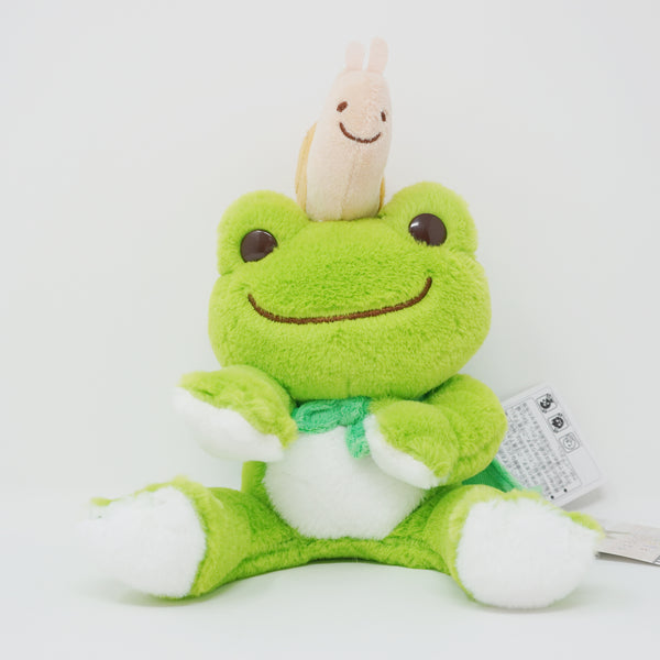 2018 Green Pickles the Frog with Snail Plush - Anime Kimochi no Iro - Nakajima