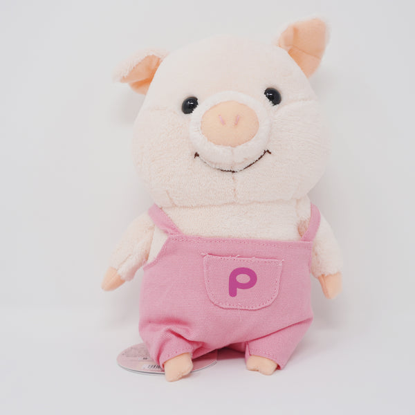 Puton Pink Denim Overalls Small Plush - Kobuta no Puton - Naito Design