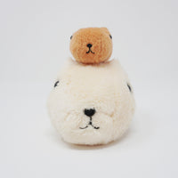 Kapibara-san Duo Plush - Leisurely Kapibara-san