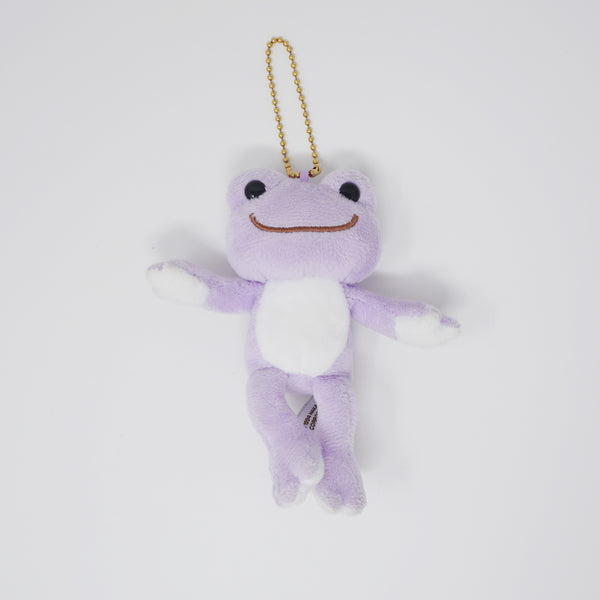 (No Tags) 2019 Purple Pickles the Frog Plush Keychain - Nakajima