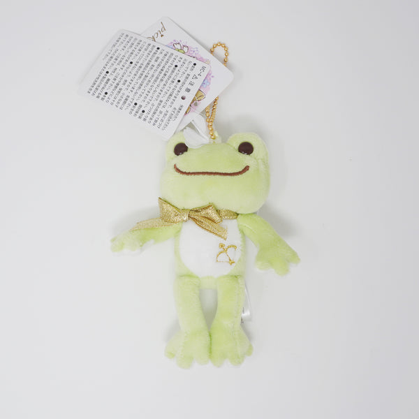 Light Green Pickles the Frog Cupid Embroidery Plush Keychain - Nakajima