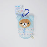 2023 Rilakkuma in Sleeping Bag Plush Keychain - Rilakkuma Camping Theme - San-X